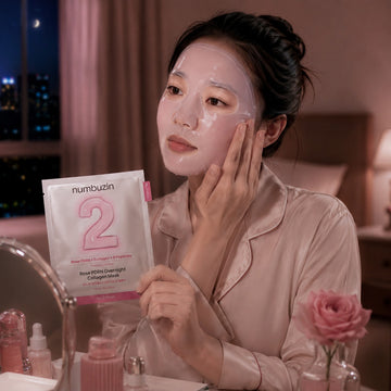 numbuzin No.2 Rose PDRN Overnight Collagen Mask 4 Sheets