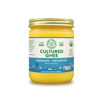 Cultured Ghee | Grass-Fed & Certified Organic Ayurvedic Ghee