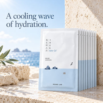 ROUND LAB 1025 Dokdo Water Gel Mask 10 hojas