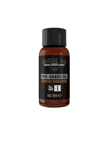 Pre-shave Oil Serum – Sandalwood Travel Size