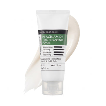 DERMA FACTORY Niacinamide 10% Cleansing Foam 100g