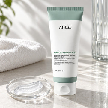 Espuma Limpiadora Anua Heartleaf Succinic - Limpiador Hidratante de 150ml