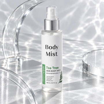 and by mixsoon Tea Tree AHA Body Mist 150ml