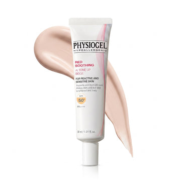 Physiogel Red Soothing AI Tone Up Beige SunCream SPF 50+ PA++++ 30ml