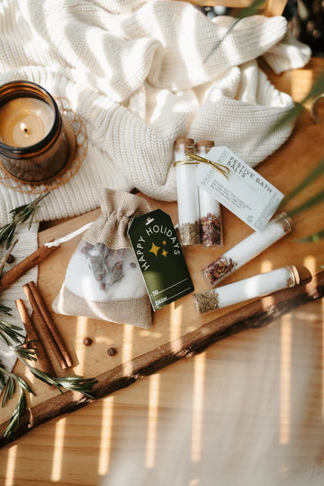 Festive Bath Soaks Stocking Stuffers & Christmas Ornaments