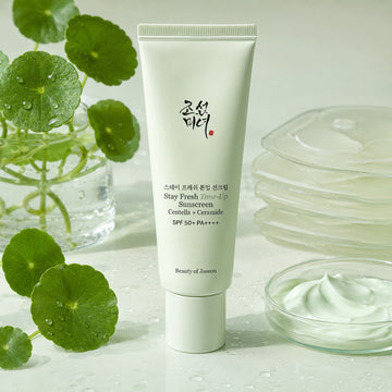 Protector solar Beauty of Joseon Green Sunscreen Stay Fresh Tone Up Centella + Ceramida 50ml