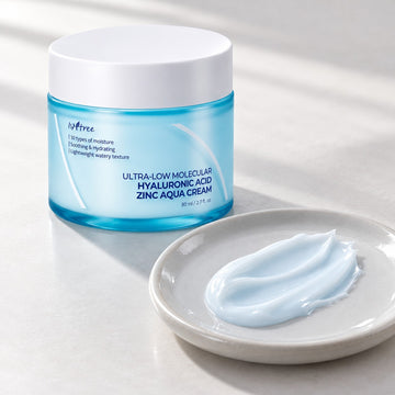 Isntree Ultra-Low Molecular Hyaluronic Acid Zinc Aqua Cream 80ml
