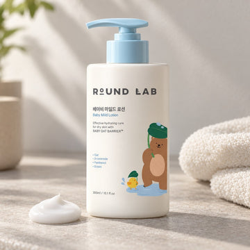 Loción suave para bebé ROUND LAB 300 ml