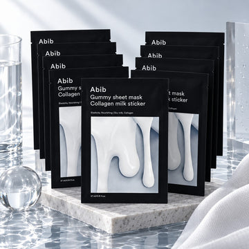 Abib Gummy Sheet Mask Collagen Milk Sticker 10 Sheets