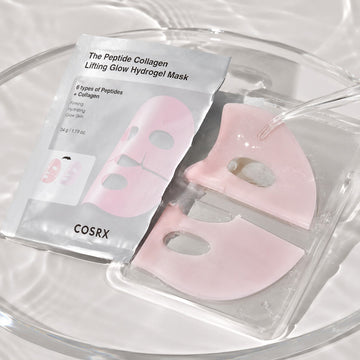 COSRX Mascarilla de Hidrogel Lifting y Luminosidad con Péptidos y Colágeno, 3 unidades