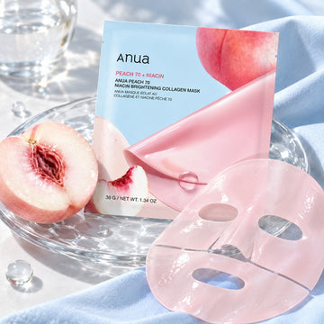 Mascarilla de durazno Anua 4 unidades