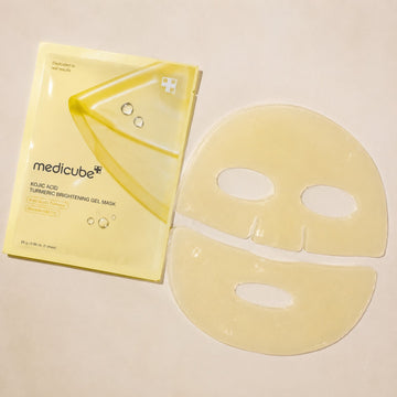 MEDICUBE Mascarilla en gel de ácido kójico y cúrcuma 4 unidades