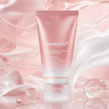 Mascarilla facial reafirmante de colágeno MEDICUBE Collagen Milky Toning Wrapping Mask 75ml