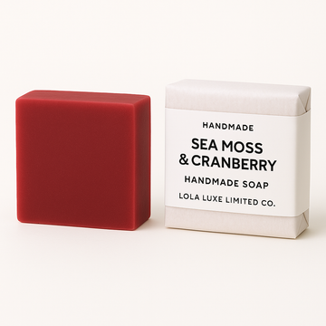 Sea Moss & Cranberry Bar Soap