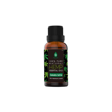 100% Pure Natural Cannabis Sativa (Hemp) Essential Oil
