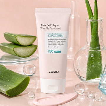 Protector solar COSRX Tone Up Aloe 54.2 Aqua SPF50+ PA++++ 50 ml