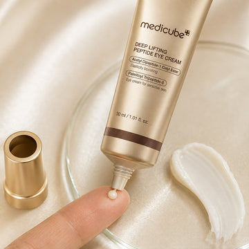 Crema de ojos con péptidos Deep Lifting de medicube 30 ml