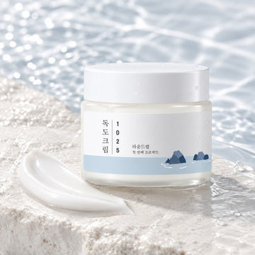 Crema Round Lab Dokdo - Hidratación intensa para piel seca