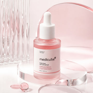 Sérum de péptidos rosa PDRN de Medicube 30 ml - Hidratación radiante
