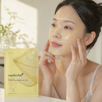 MEDICUBE Mascarilla en gel de ácido kójico y cúrcuma 4 unidades