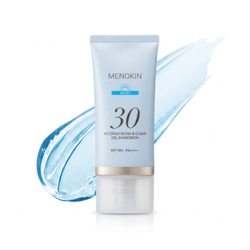 MENOKIN 30Seconds Glow and Clear Gel Sunscreen Moist SPF 50+ PA++++ 50ml