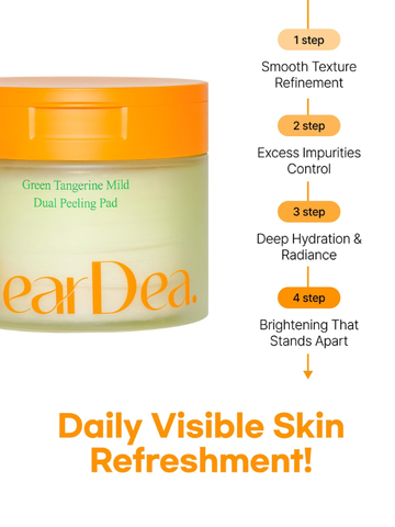 ClearDea Mild Dual Peeling Pad 140ml / 50 pads