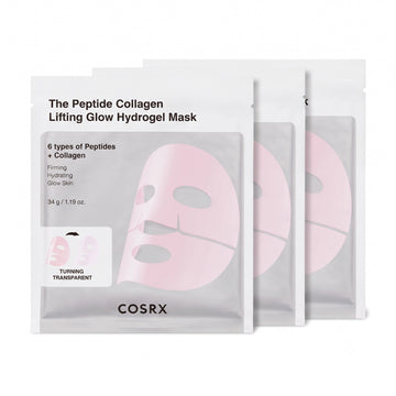 COSRX The Peptide Collagen Lifting Glow Hydrogel Mask 3 Sheets