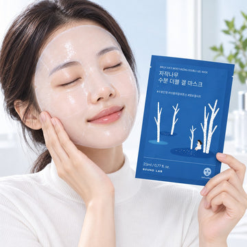 ROUND LAB Birch Juice Moisturizing Double Gel Mask 10 hojas