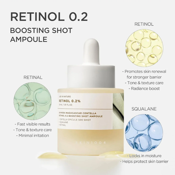 SKIN1004 Madagascar Centella Retinol 0.2 Boosting Shot Ampoule 30ml