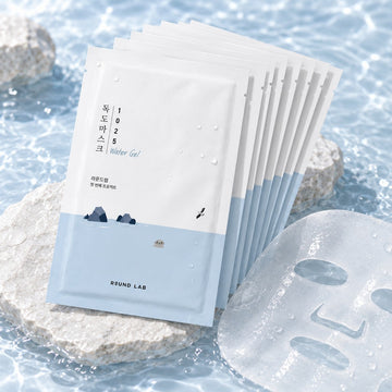 ROUND LAB 1025 Dokdo Water Gel Mask 10 hojas