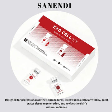 3 in 1 EXO Cell NAD+ Collagen Sanendi Face Care Essence GHKCU HA hydration Moisture Support Korean Skin Booster Serum