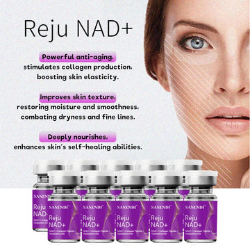 Sanendi Dermapen Serum NAD+Facial Serum Collagen Glutathione Hydrating  Firming Skin Booster 10Vials*Box