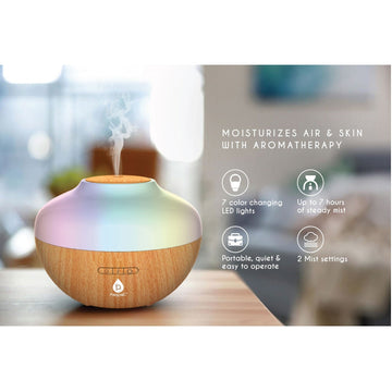 Aromatherapy Diffuser & Essential Oil Set-Ultrasonic Top 3 Oils