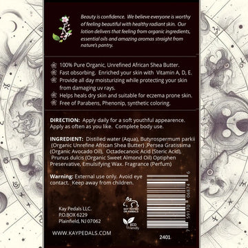 Amber Natural Organic Body Lotion