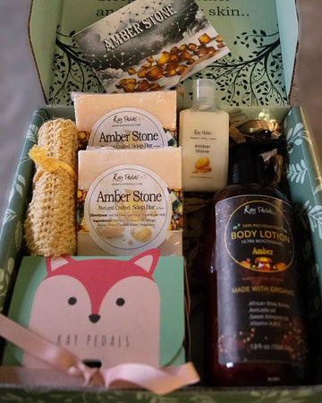 Amber Stone Skincare Bundle Gift Set