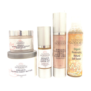 Organic Bridal Glow Essentials Bundle – Complete Wedding Day Skincare for Radiant Bride