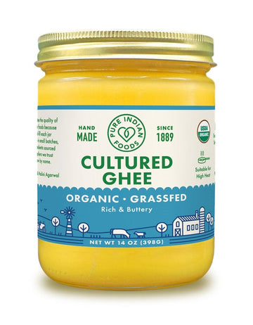 Cultured Ghee | Grass-Fed & Certified Organic Ayurvedic Ghee