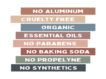 Organic Deodorant for Men - Vanilla Musk Fragrance