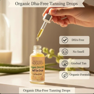 Organic DHA FREE Tanning Drops for Face & Body 1 oz.