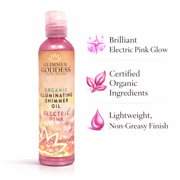 Organic Shimmer Oil - Illuminating Radiant Glow & Hydration