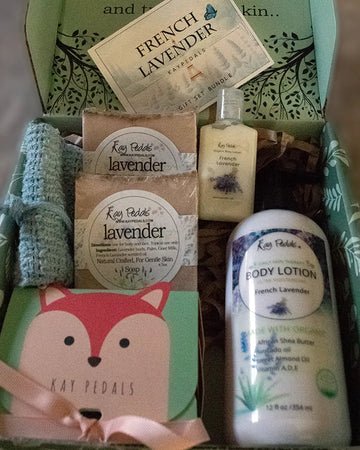 French Lavender Bundle Skin Care Gift Set