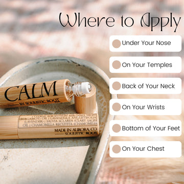 Calm Essential Oil Bamboo Roller