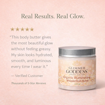 Organic Shimmering Body Butter Whipped To Perfection