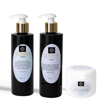 Organic Three-Step Body Care Systems for Men - Fragrance Free