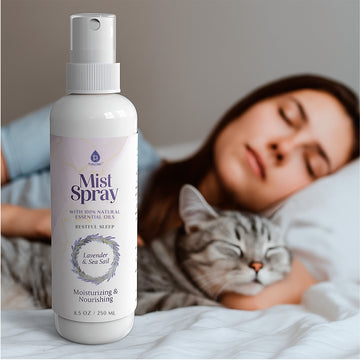 Mist Spray with 100% Natural Essential Oils – Lavender & Sea Salt Aromatherapy