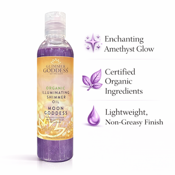 Organic Shimmer Oil - Illuminating Radiant Glow & Hydration