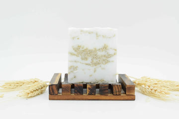 Oatmeal And Peppermint Scrub Natural Crafted Bar Soap 4.5oz