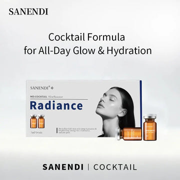 Sanendi Facial Care Serum Set Deep Moisturizing Relief Serum Firming and Glowing Skin Korean Moisturizing Care Series 7ml*5