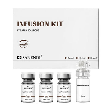 MicroInfusion Serum for Face With Stamp Hyaluronic acid Moisturize Firming Texture Anti Aging Home Care Kit Essence All Skin