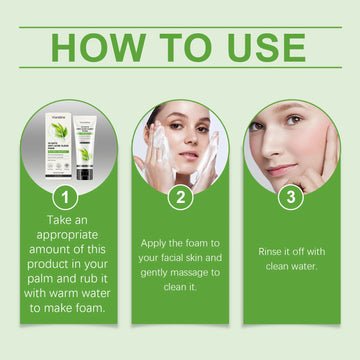 Salicylic Face Care Set Cleansing Pores Cleanser Moisturizing Toner Oil Control Serum Anti Acne Face Cream Smoothing Skin Care